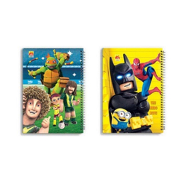 دفتر 40 برگ سیمی طلقی کارتونی نهال کد 7413