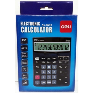 ماشین حساب رومیزی 12 رقم 3 صفر چک کن دار E39263