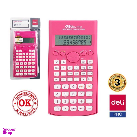 ماشین حساب مهندسی 12 رقم E1710A Red
