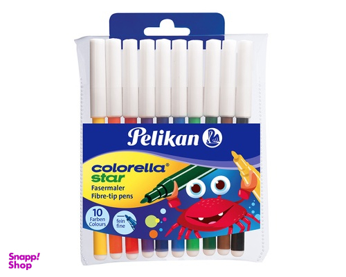 ماژیک نقاشی 10 رنگ پلیکان (Pelikan) مدل کالرلا استار کد 350756