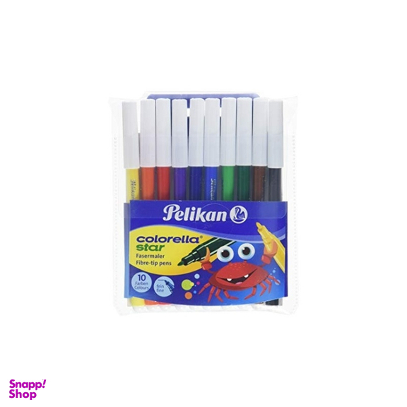 ماژیک نقاشی 10 رنگ پلیکان (Pelikan) مدل کالرلا استار کد 350756