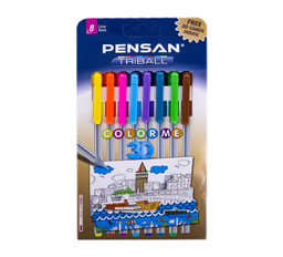 خودکار 8 رنگ فانتزی پنسان (Pensan) مدل 3D کد 358317