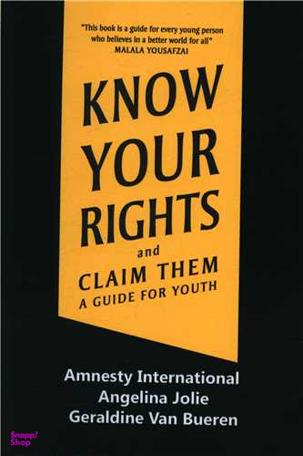 کتاب Know Your Rights اثر angelina jolie انتشارات سبزان