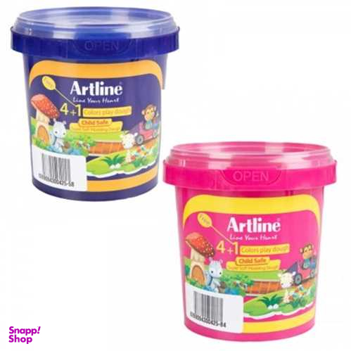 خمیر بازی 4+1 رنگ آرت لاین وزن 40 گرم