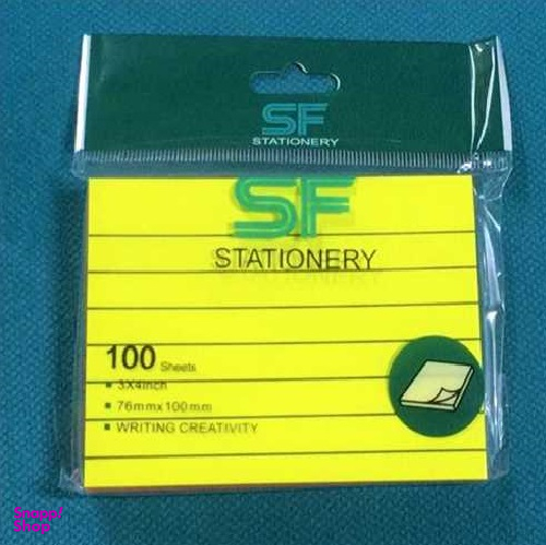پوستیت Stationery سایز 100*76 رنگ زرد