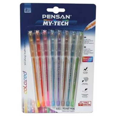 خودکار فانتزی پنسان (Pensan) مدل Mytech بسته 8 عددی