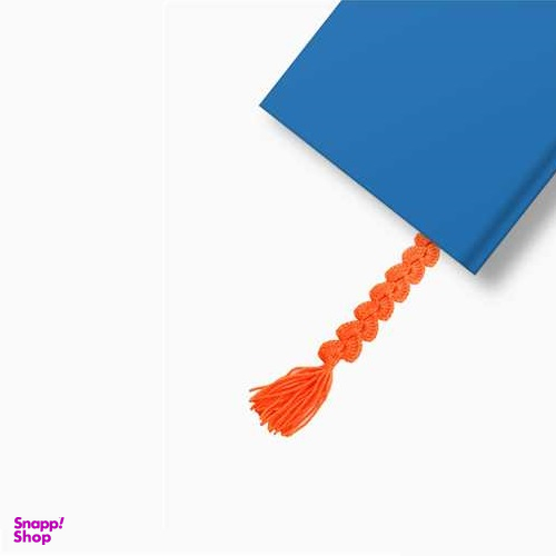 نشانگر کتاب جوهر مدل بافتنی رنگ نارنجی