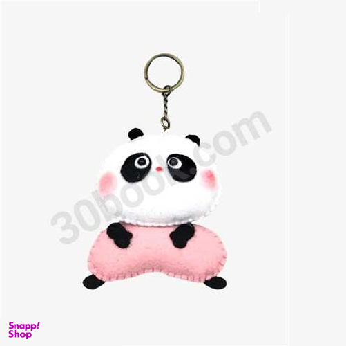 جاسوییچی جوهر مدل عروسک نمدی پاندا صورتی