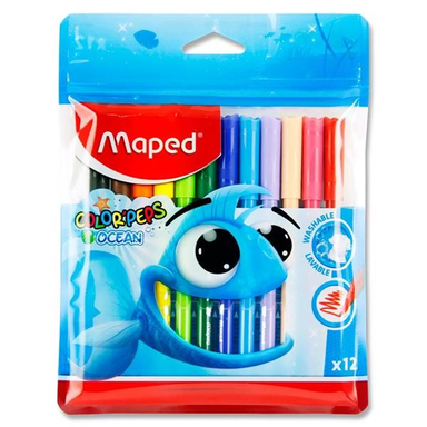 ماژیک 12 رنگ مپد (Maped) مدل کالر پپس کد 347342