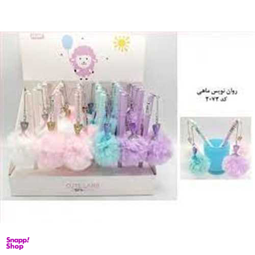 روان نویس کینگ (King) طرح ماهی کد 2072 رنگ بدنه سفید