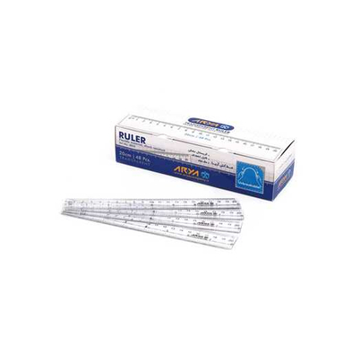 خط کش 20سانت پلاستیکی آریا (Arya) کد 8030