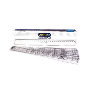 خط کش 30 سانت پلاستیکی آریا (Arya) کد 8031