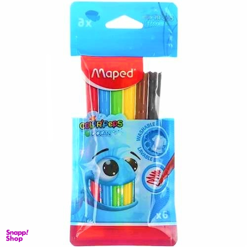 ماژیک 6 رنگ مپد (Maped) مدل Ocean Pulse کد 363782