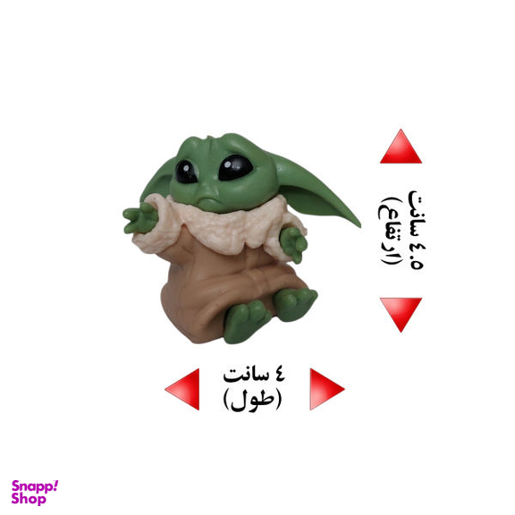 فیگور مدل بیبی یودا کد BY-63 مجموعه 6 عددی
