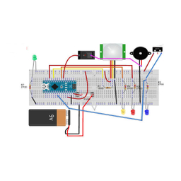 کیت سرگرمی الکترونیک دزدگیر منزل با آردوینو برند مهندسیکا AD001