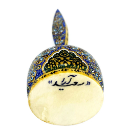 سرمه دان استخوانی سعید آرا طرح تذهیب مدل بچکول کد 10