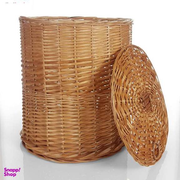 سبد رخت چرک حصیربافی کد L212