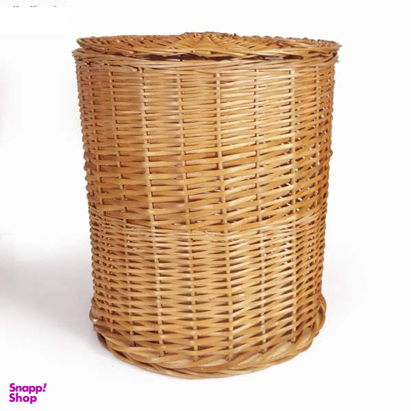 سبد رخت چرک حصیربافی کد L212