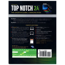 کتاب top notch 2a اثر JOAN SASLOW & ALLEN ASCHER انتشارات زبان مهر