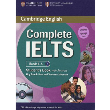 کتاب (Cambridge English Complete IELTS B1(4-5 اثر Guy Brook-Hart and Vanessa Jakeman انتشارات کمبریج