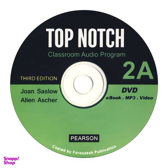 کتاب top notch 2a اثر JOAN SASLOW & ALLEN ASCHER انتشارات زبان مهر