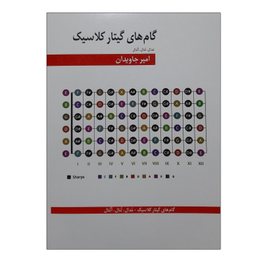 کتاب گام های گیتار کلاسیک مدالتنال آتنال اثر امیر جاویدان انتشارات هنر و فرهنگ