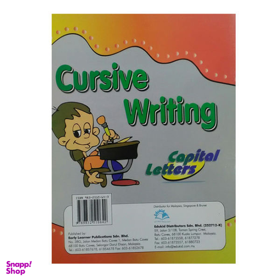 کتاب Cursive Writing Cards - Write-On Wipe-Off Handwriting Cards انتشارات Flashkids
