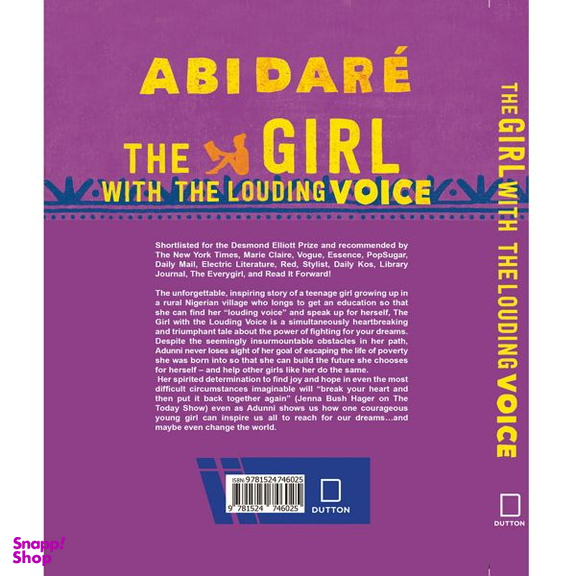 کتاب The Girl With The Louding Voice اثر Abi Dare انتشارات سبزان