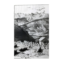 طراحی از منظره با مداد