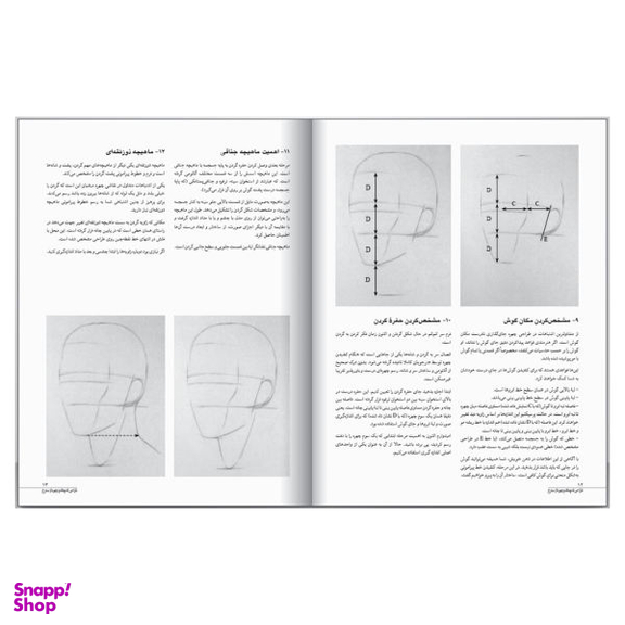 طراحی قدم به قدم چهره از سه رخ یساولی