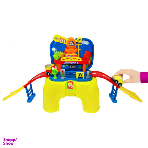 ست ماشین بازی و جرثقیل در جاده هوشمند ژیونگ چنگ مدل Little Engineer 008-805