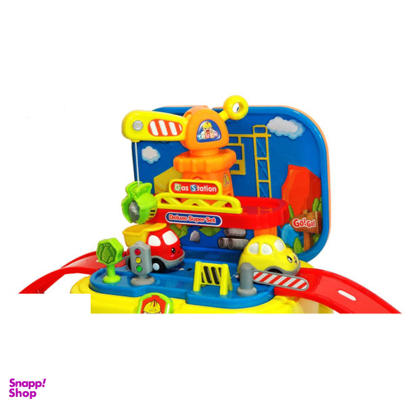 ست ماشین بازی و جرثقیل در جاده هوشمند ژیونگ چنگ مدل Little Engineer 008-805