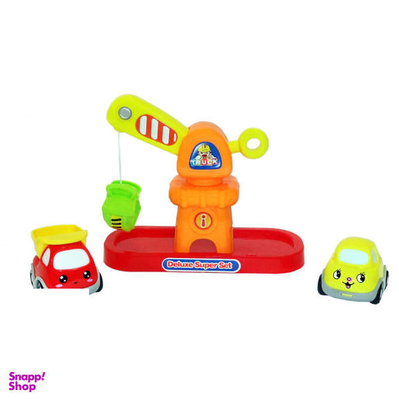 ست ماشین بازی و جرثقیل در جاده هوشمند ژیونگ چنگ مدل Little Engineer 008-805