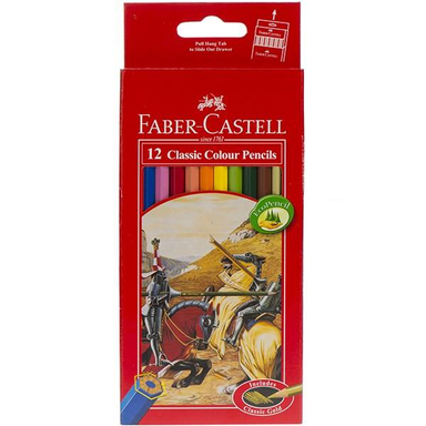 مداد رنگ ی فابرکاستل (Faber Castell) مدل کلاسیک 12 رنگ