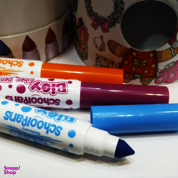 ماژیک رنگ آمیزی 24 رنگ اسکول فنس مدل WASHABLE JAMBO