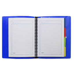 دفتر کلاسوری جلد طلقی 100 برگ