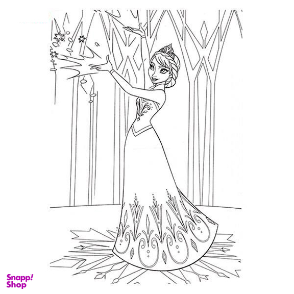 کتاب رنگ آمیزی فروزن انتشارات مه در