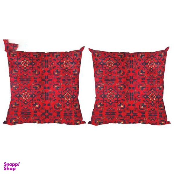 ست پاف و دوعدد کوسن40 در 40 سانتیمتر طرح فرش FA1-P2