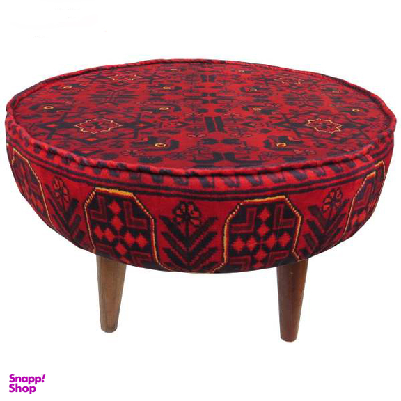ست پاف و دوعدد کوسن40 در 40 سانتیمتر طرح فرش FA1-P2