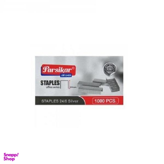 سوزن منگنه پارسیکار کد Jm1246s سایز 24/6 بسته 1000 عددی