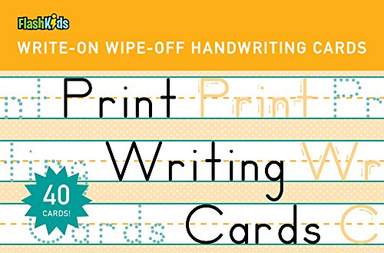 کتاب Print Writing Cards - Write-On Wipe-Off Handwriting Cards انتشارات Flash Kids