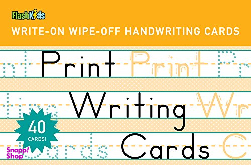 کتاب Print Writing Cards - Write-On Wipe-Off Handwriting Cards انتشارات Flash Kids