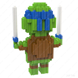 ساختنی پویا تویز طرح لاک پشت های نینجا کد 9943