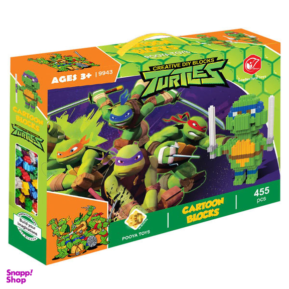 ساختنی پویا تویز طرح لاک پشت های نینجا کد 9943