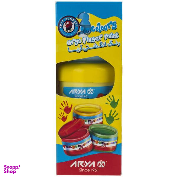 رنگ انگشتی آریا (Arya) مدل 3 رنگ جعبه ای