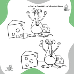 کتاب تفاوت ها را پیدا کن و رنگ بزن اثر الناز اسماعیلی انتشارات خانه کاغذی