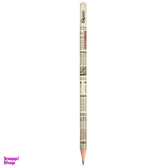 مداد مشکی الیپون (Elipone) مدل فانتزی گرد کد 8101940 بسته 4 عددی
