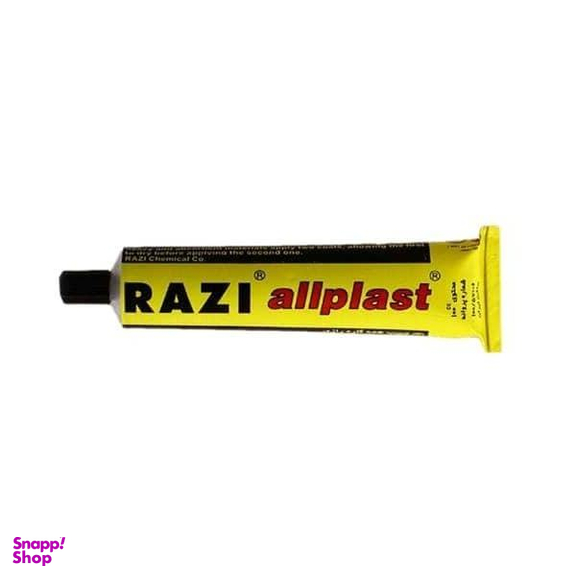 چسب همه کاره رازی مدل آل پلاست حجم 100 میلی لیتر بسته 2 عددی