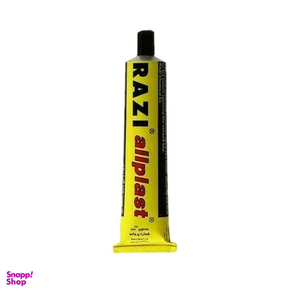 چسب همه کاره رازی مدل آل پلاست حجم 100 میلی لیتر بسته 2 عددی