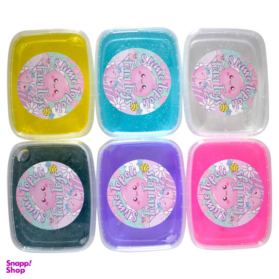 ژل بازی تپلی مدل Happiness ColorFul S200 بسته 6 عددی
